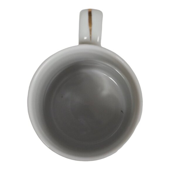 Norman Rockwell Coffee Mug "Braving The Storm" Porcelain Tankard 24K Gold Rim - Picture 9 of 10